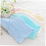 Beatifufu 5pcs Baby Towel Infant Washcloth Baby Saliva Towel Infant Face Towels Babywipes Baby Bath Towels Kids Bath Towels Baby Facial Towels Newborn Facial Towels Cotton Baby Facial Towels - Image 6